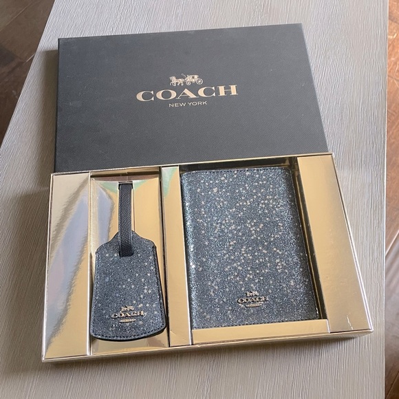 Coach Accessories Coach Luggage Tag And Passport Travel Set Nib